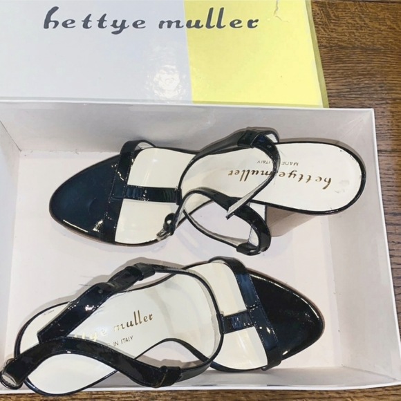 BETTYE MULLER Womens Black Tasseled Padded Swell Almond Toe Stiletto Lace-Up Leather Pumps Shoes